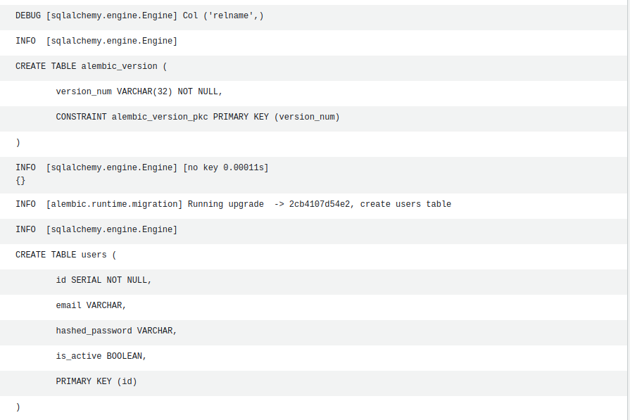 Database migration cloudwatch logs