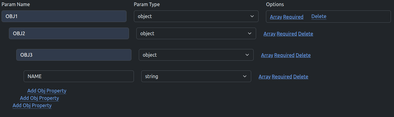 Nested form