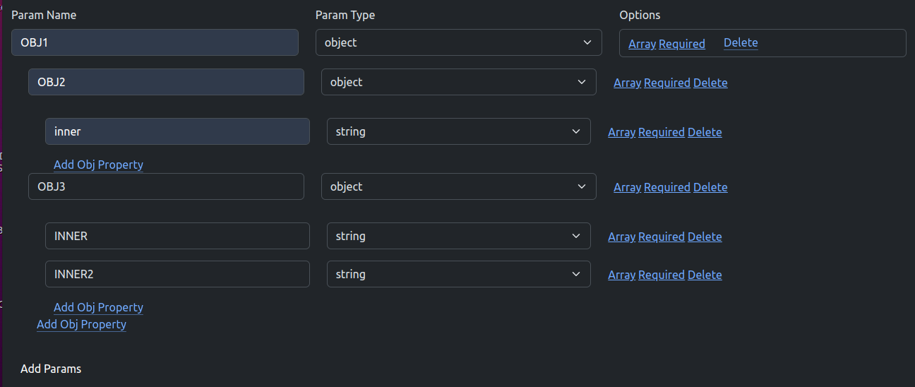 Nested form